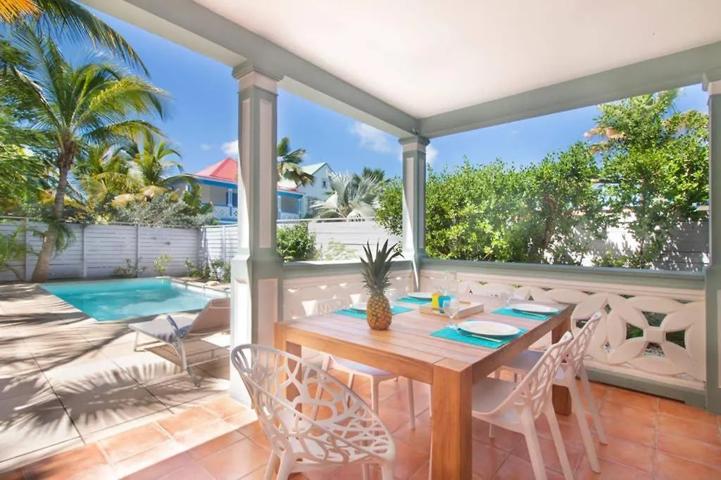 Feriehus Aquamarine, 2 Bedroom Beach House And Private Pool, Orient Beach! Orient Bay Sint Maarten